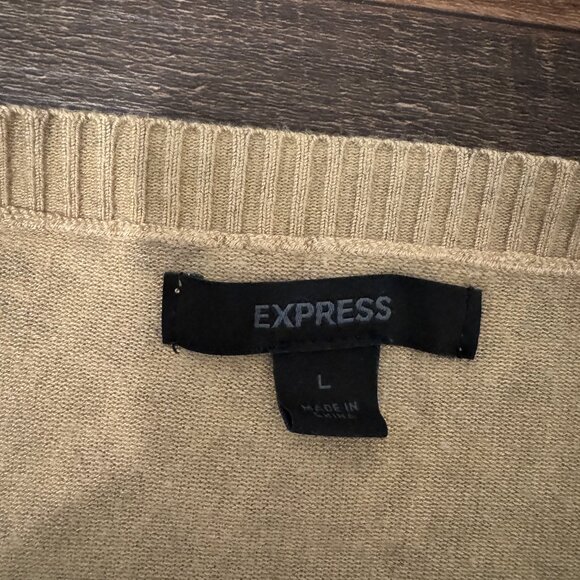 Express Women's Leopard Print Cardigan L - Picture 4 of 4